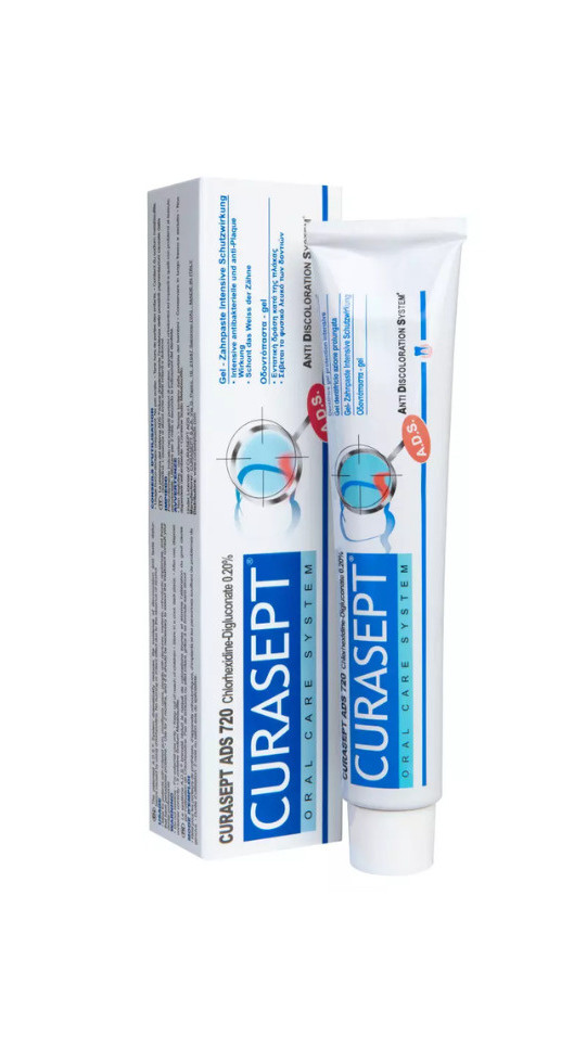 Pasta do zębów CURASEPT ADS 720 z chlorheksydyną 0,20%